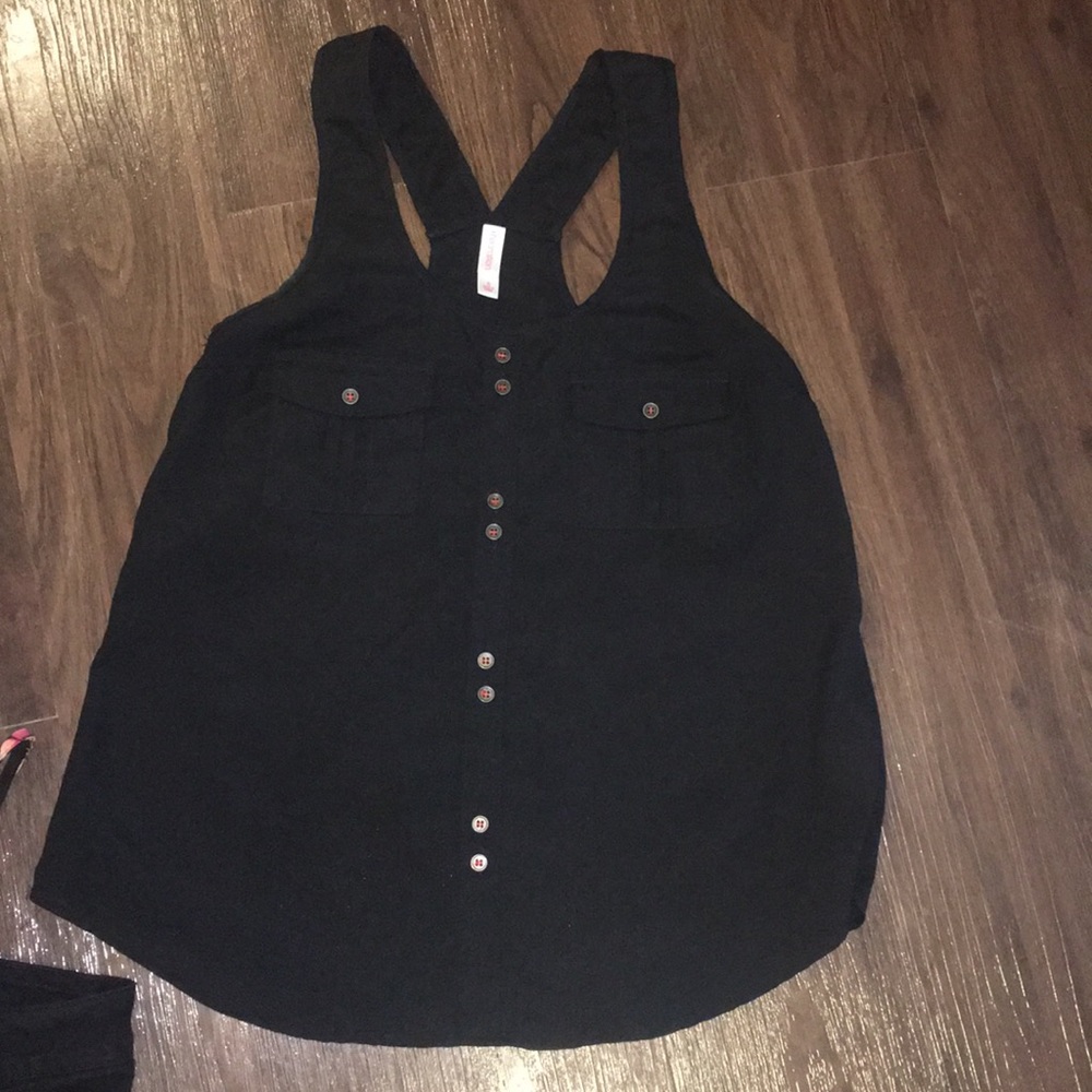 Black tank top